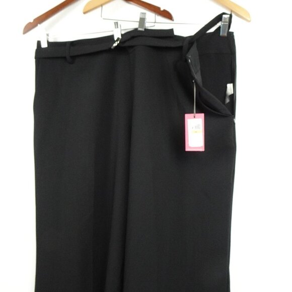 Vince Camuto Dress Pants Women's Plus Size 24W Black Career Work Wide Leg - Picture 4 of 8